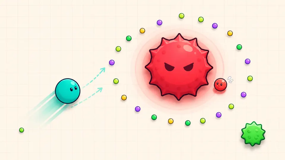 AgarCash guide: red viruses are lethal